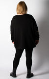 Star Knit Jumper | Black