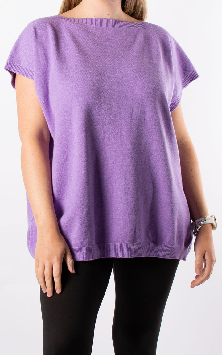 Button Back Jumper | Lilac