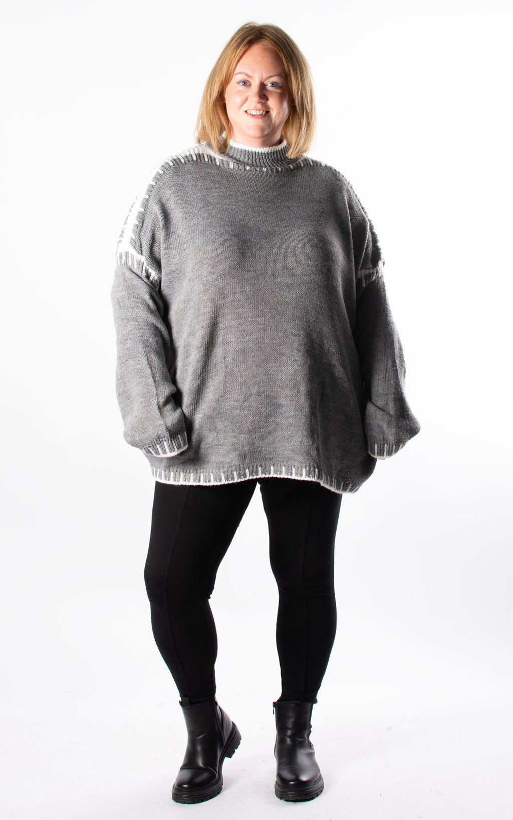 Lexi Knit Jumper | Grey