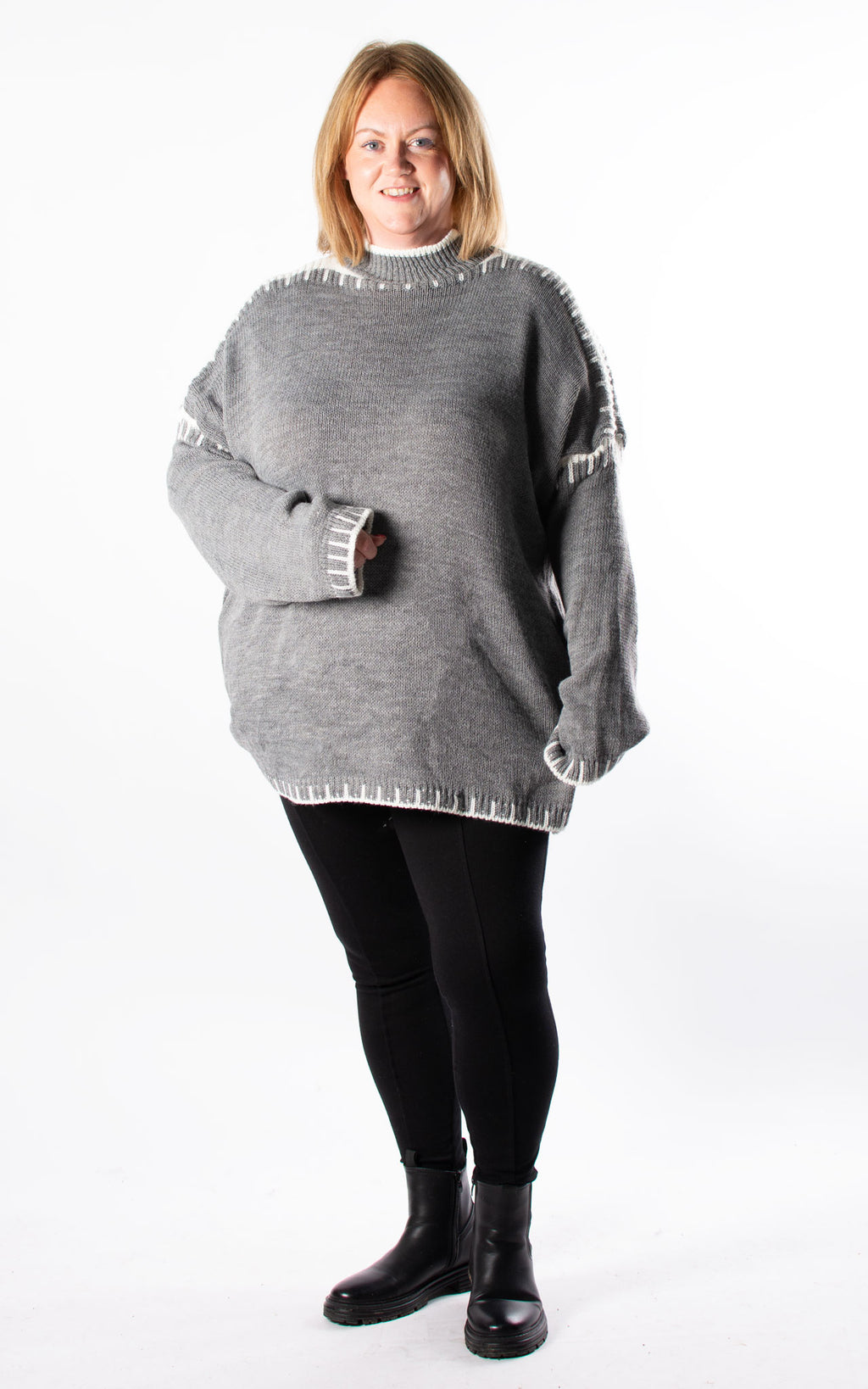 Lexi Knit Jumper | Grey