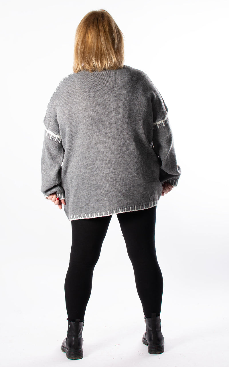 Lexi Knit Jumper | Grey