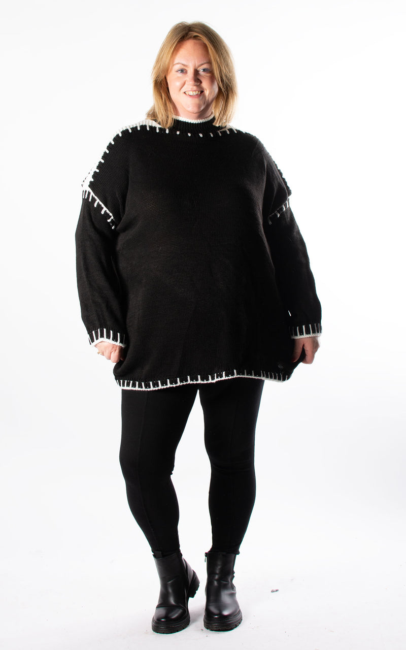 Lexi Knit Jumper | Black