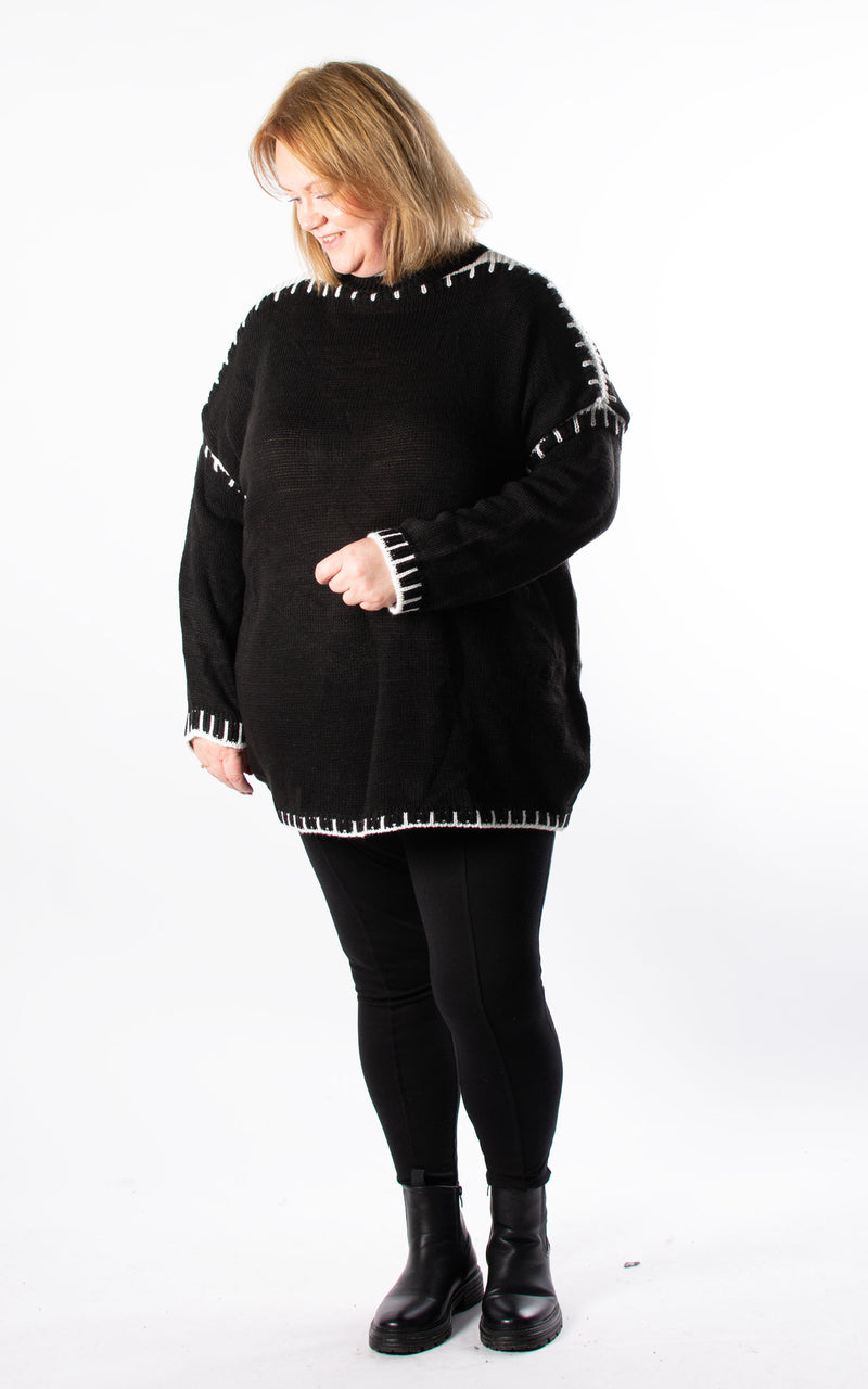 Lexi Knit Jumper | Black