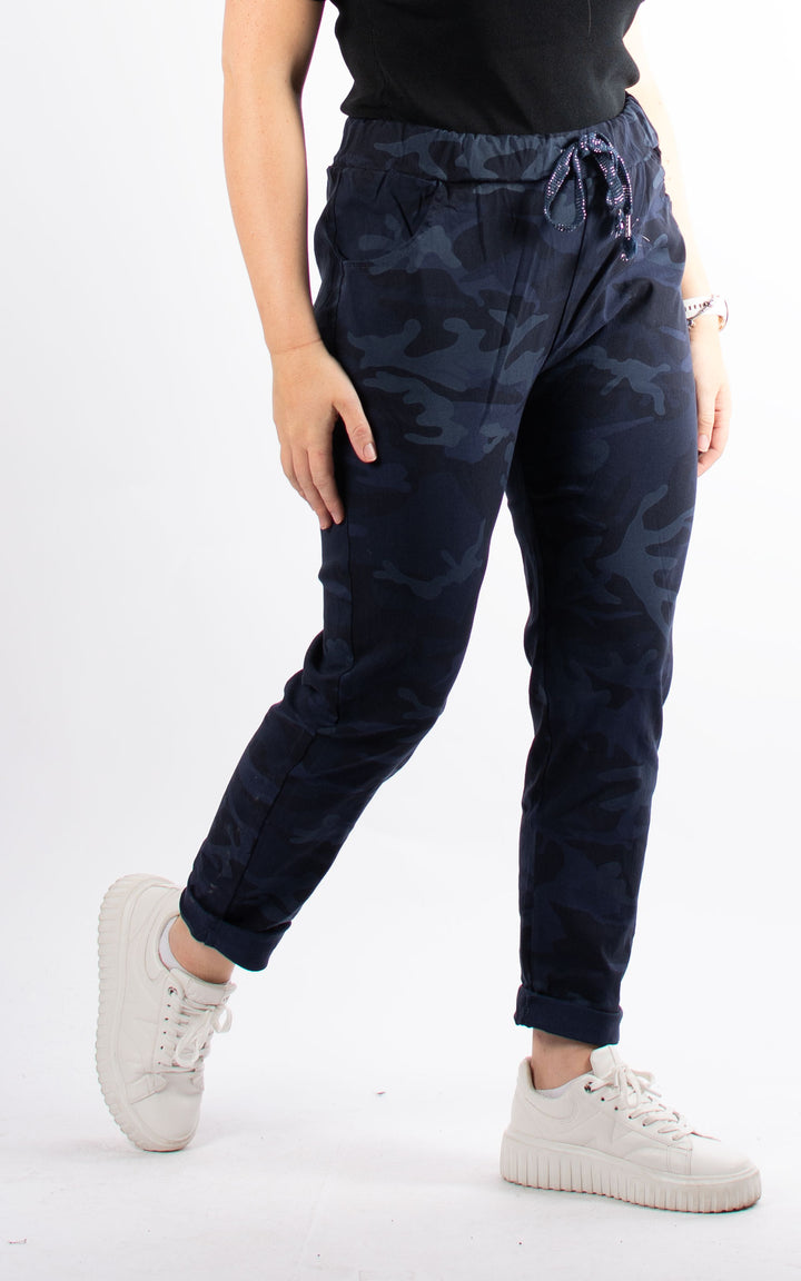 Camo Magic Jogger | Navy
