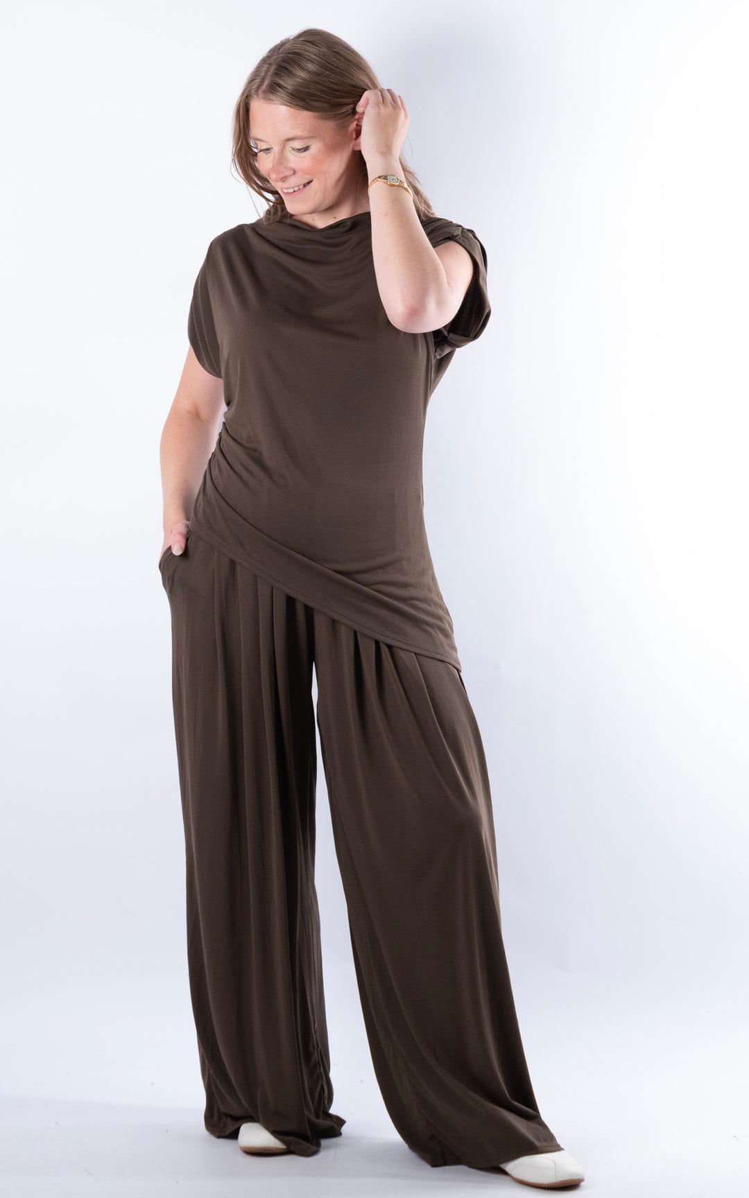 Alana Trousers | Chocolate