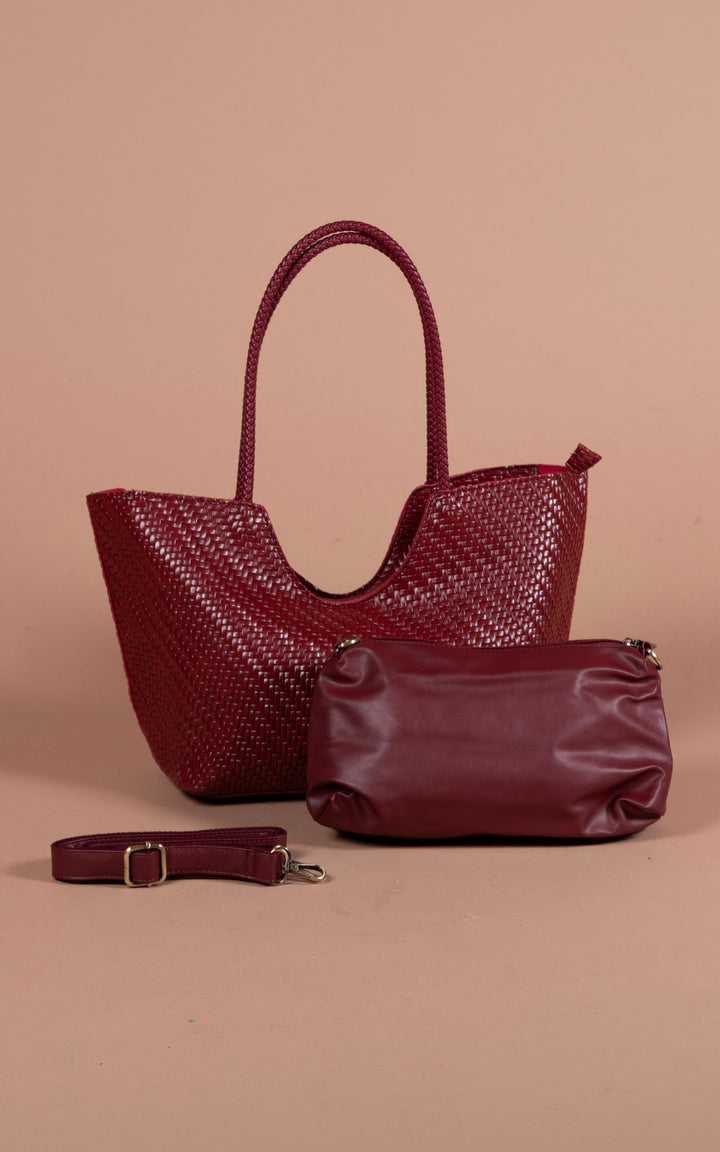 Jamie Woven Bag | Wine