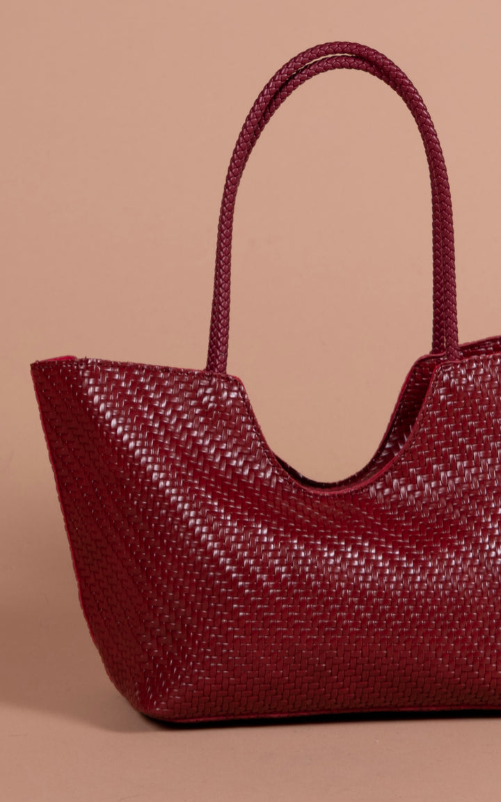 Jamie Woven Bag | Wine