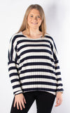 Bella Stripe Top | Navy