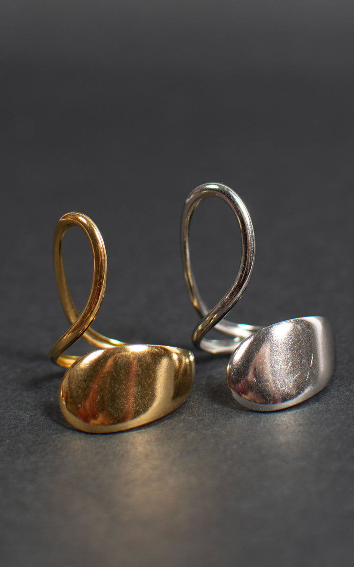 Jet Rings | Snake | Silver