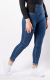 High Waisted Jeggings | Dark Blue