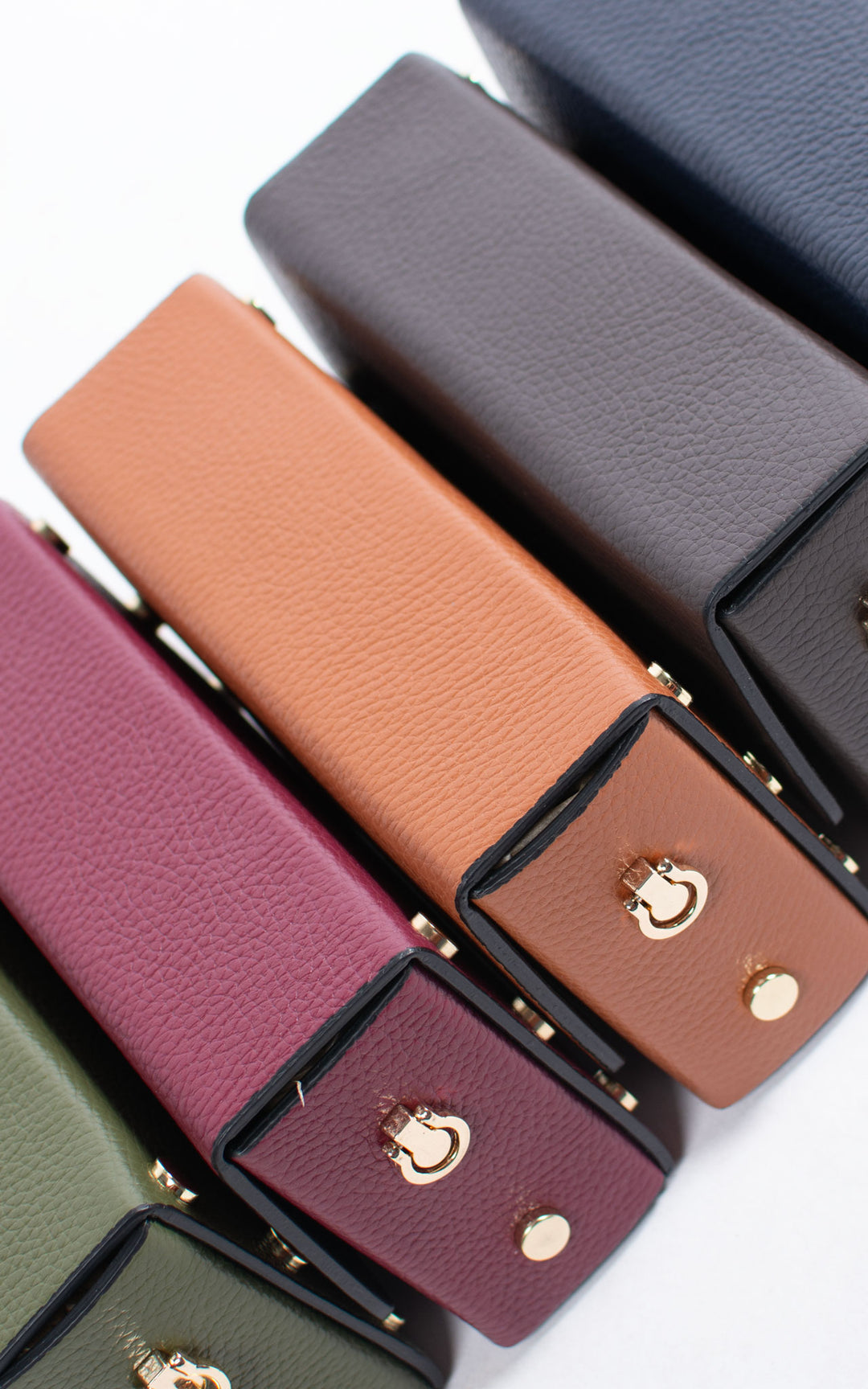 Box Leather Bag | Burgundy