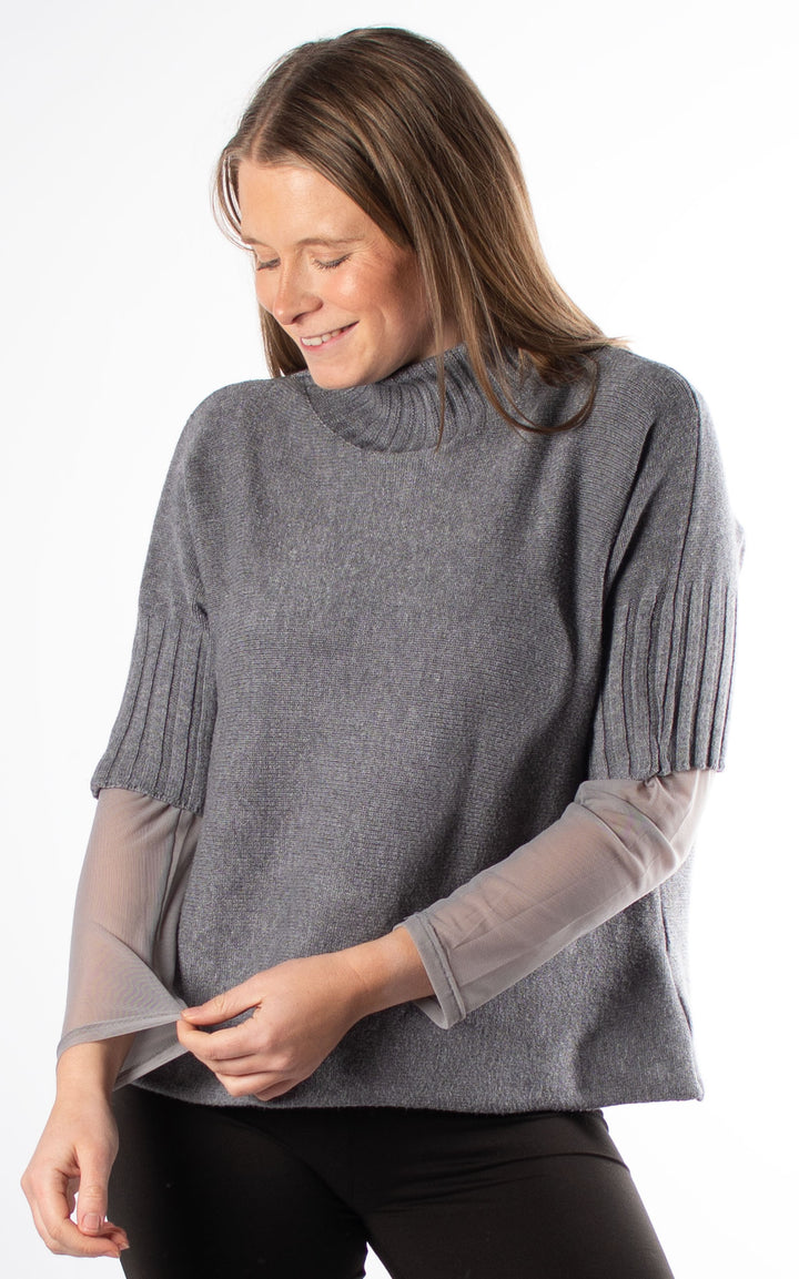 Mesh Top | Light Grey