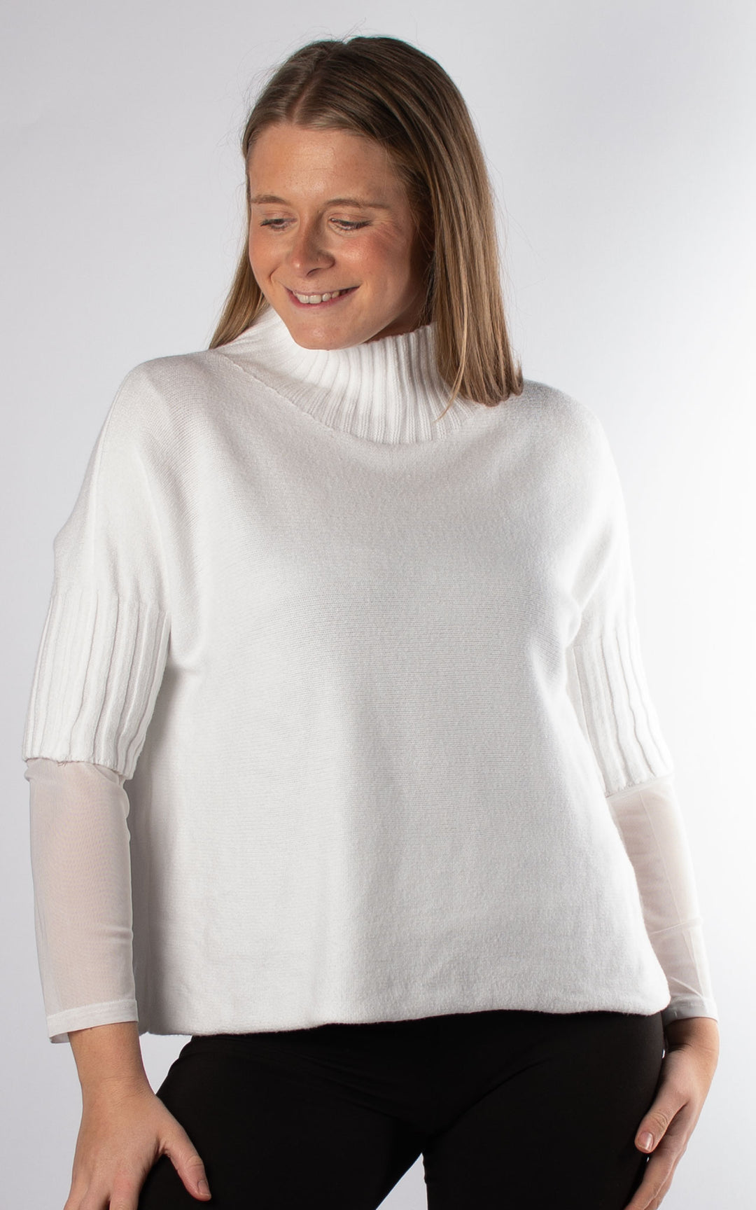 Mesh Top | White