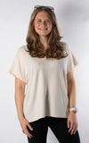 Suzie V-neck Knit | Cream