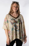 Sequin V-neck Top | Mickey