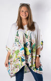 Shelley Floral Top | White