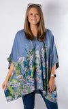 Shelley Floral Top | Denim