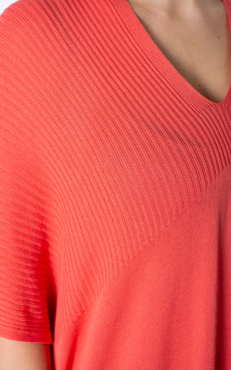 Ribbed Fine Knit Dress | Black