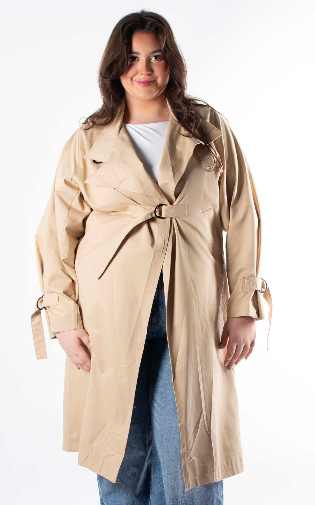 Oversized Trench Coat | Beige