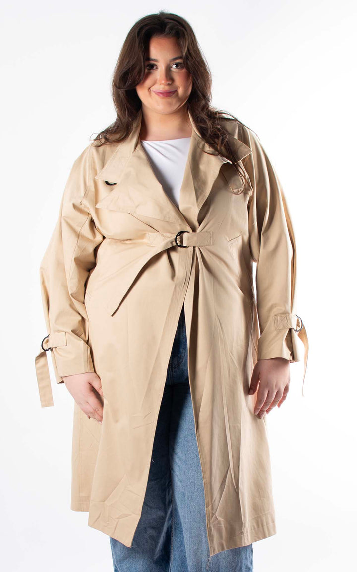 Oversized Trench Coat | Beige