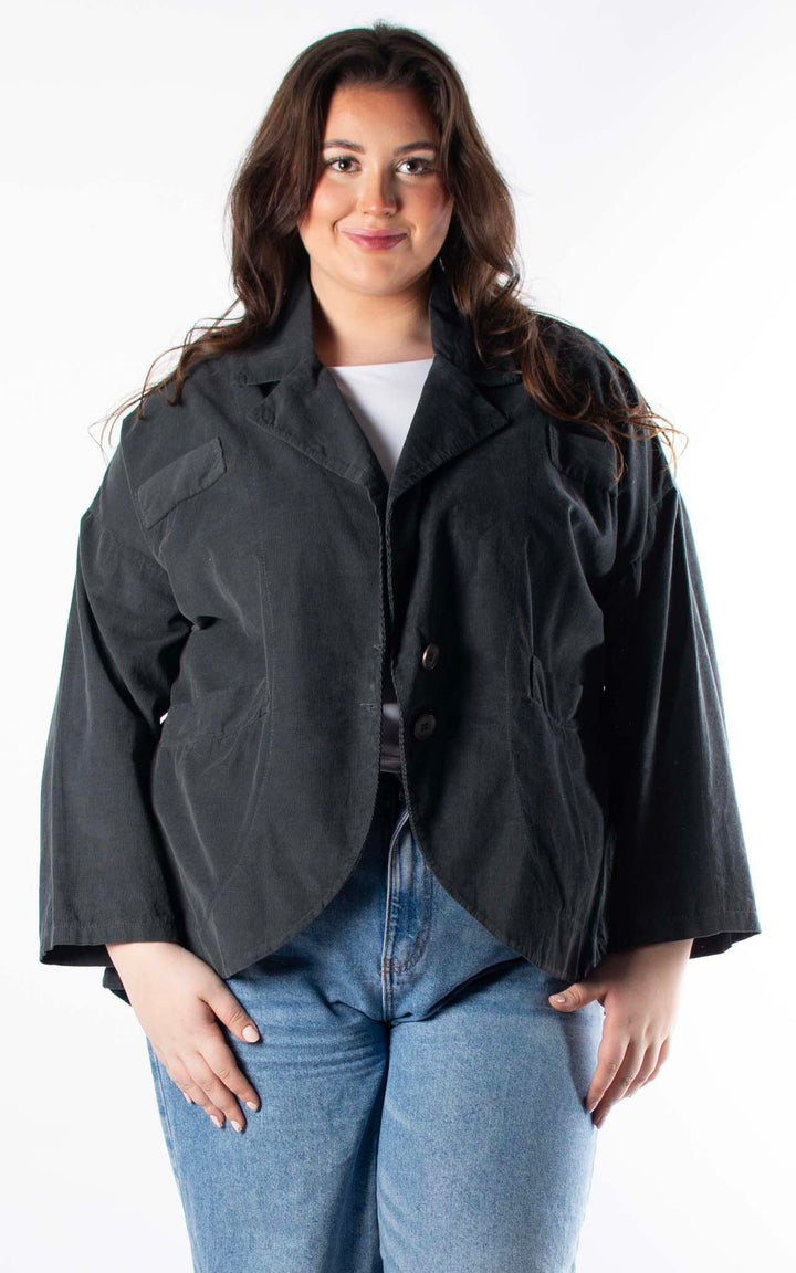 Cord Jacket | Charcoal