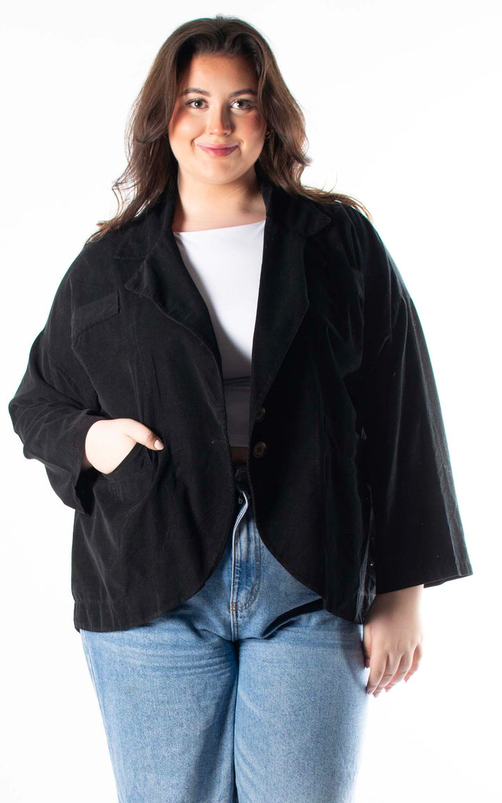 Cord Jacket | Black
