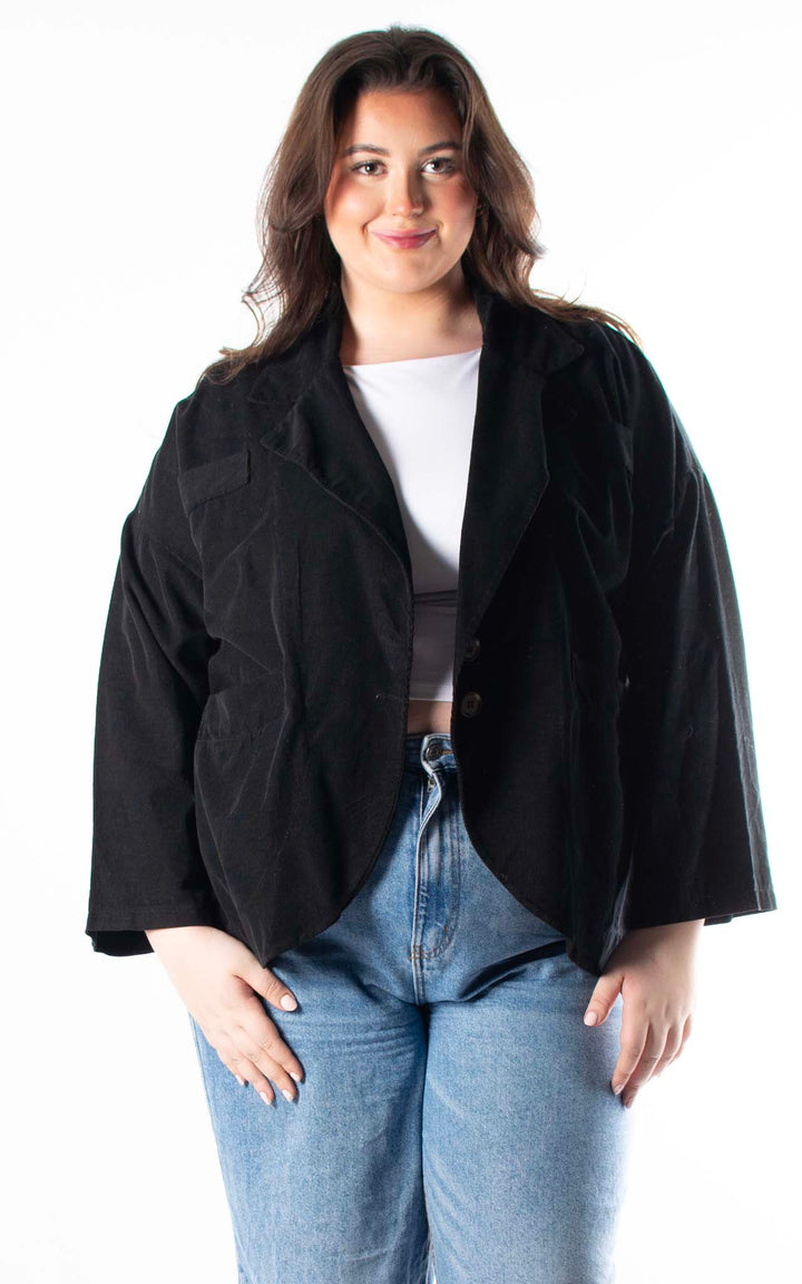 Cord Jacket | Black