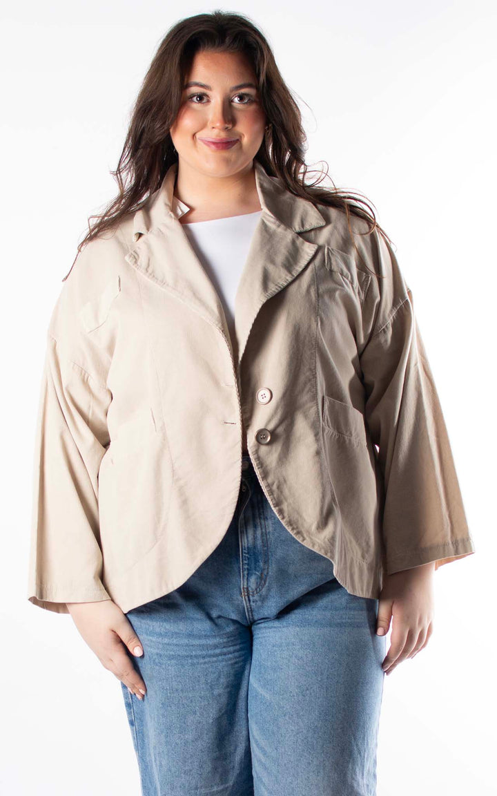 Cord Jacket | Beige
