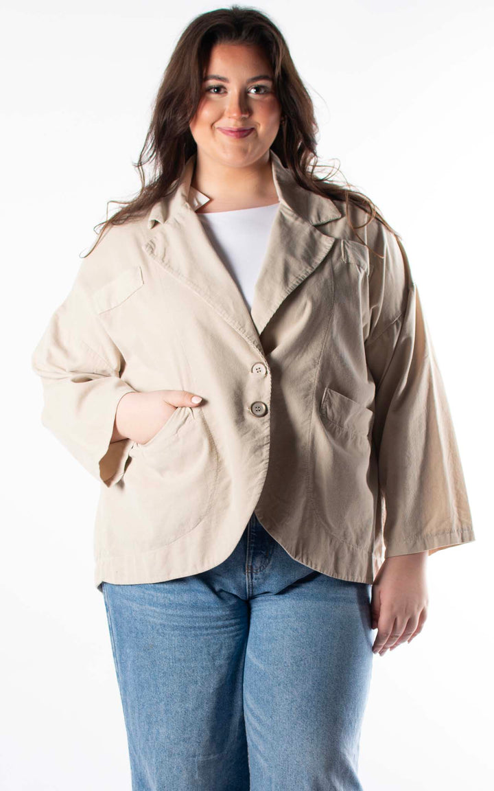 Cord Jacket | Beige