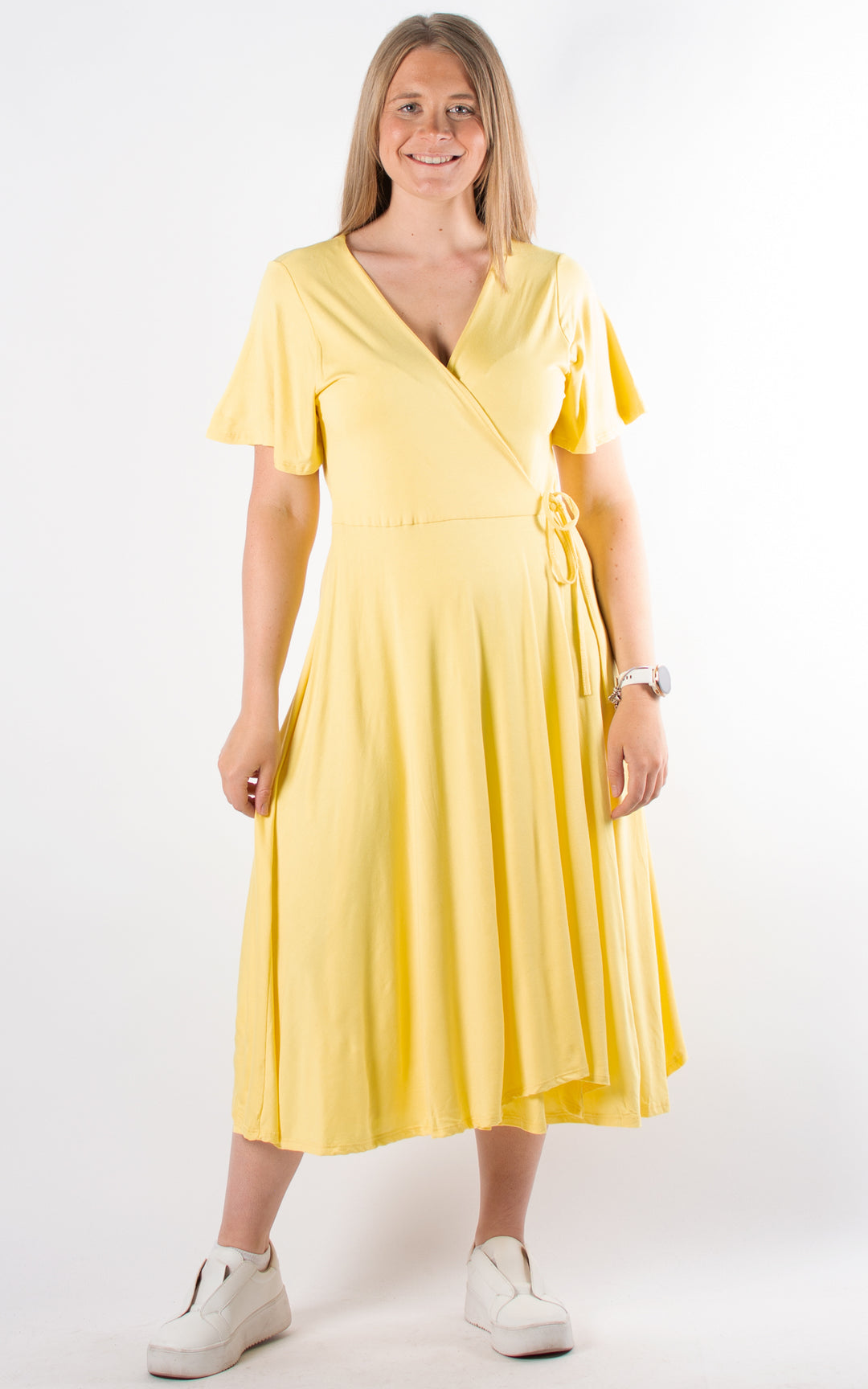 Wrap Dress | Yellow