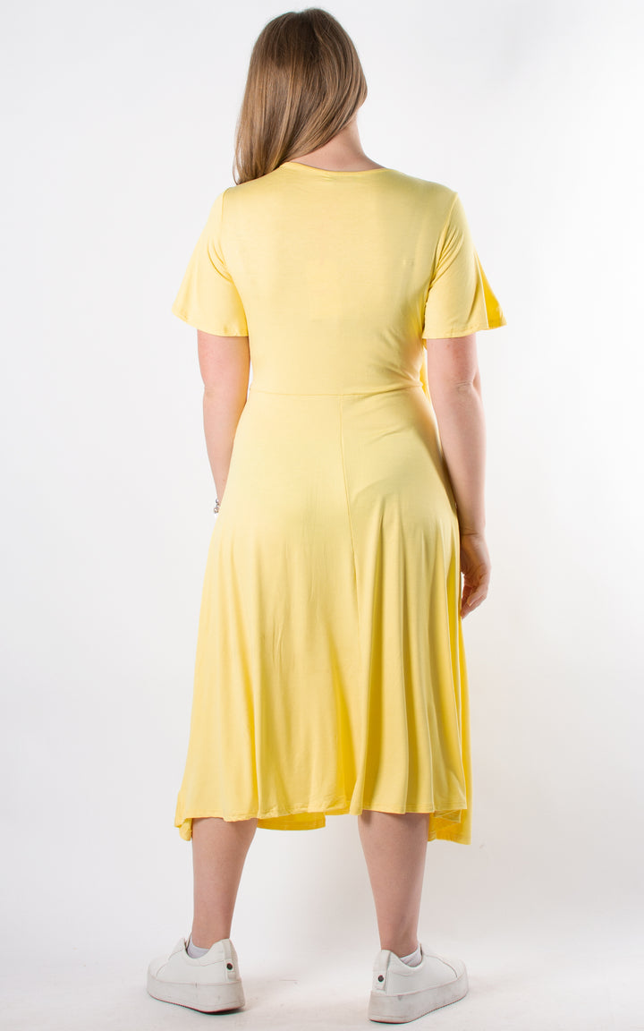Wrap Dress | Yellow