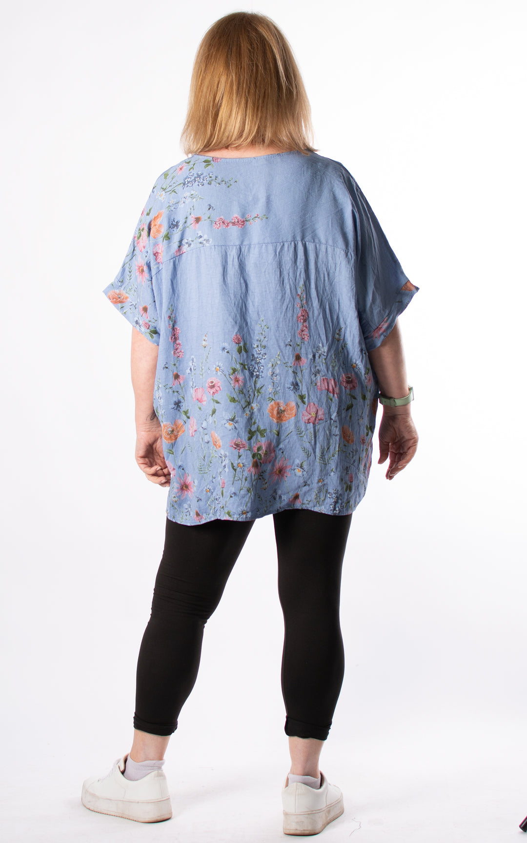 Polly Floral Top | Denim