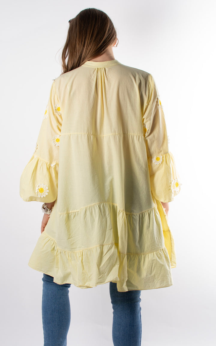Daisy Smock Tunic | Yellow