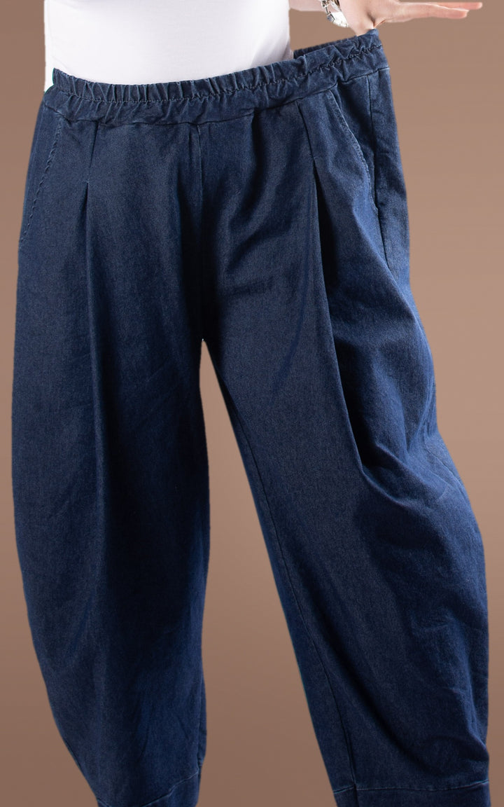 Dakota Barrel Leg | Dark Denim