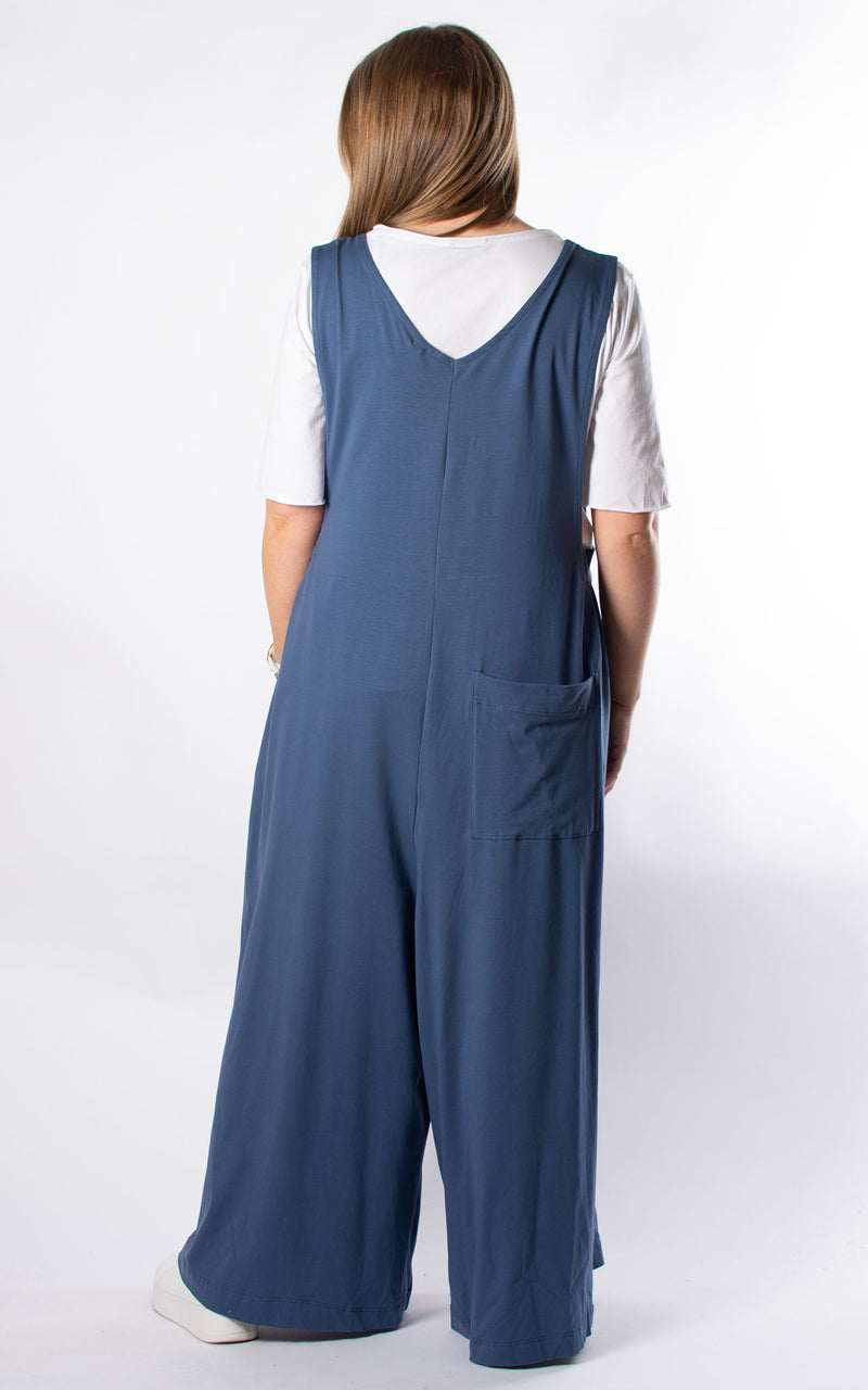 Dana Jersey Jumpsuit | Denim