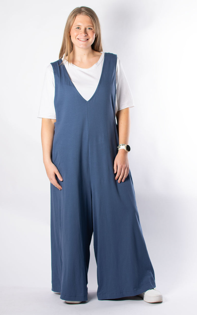 Dana Jersey Jumpsuit | Denim