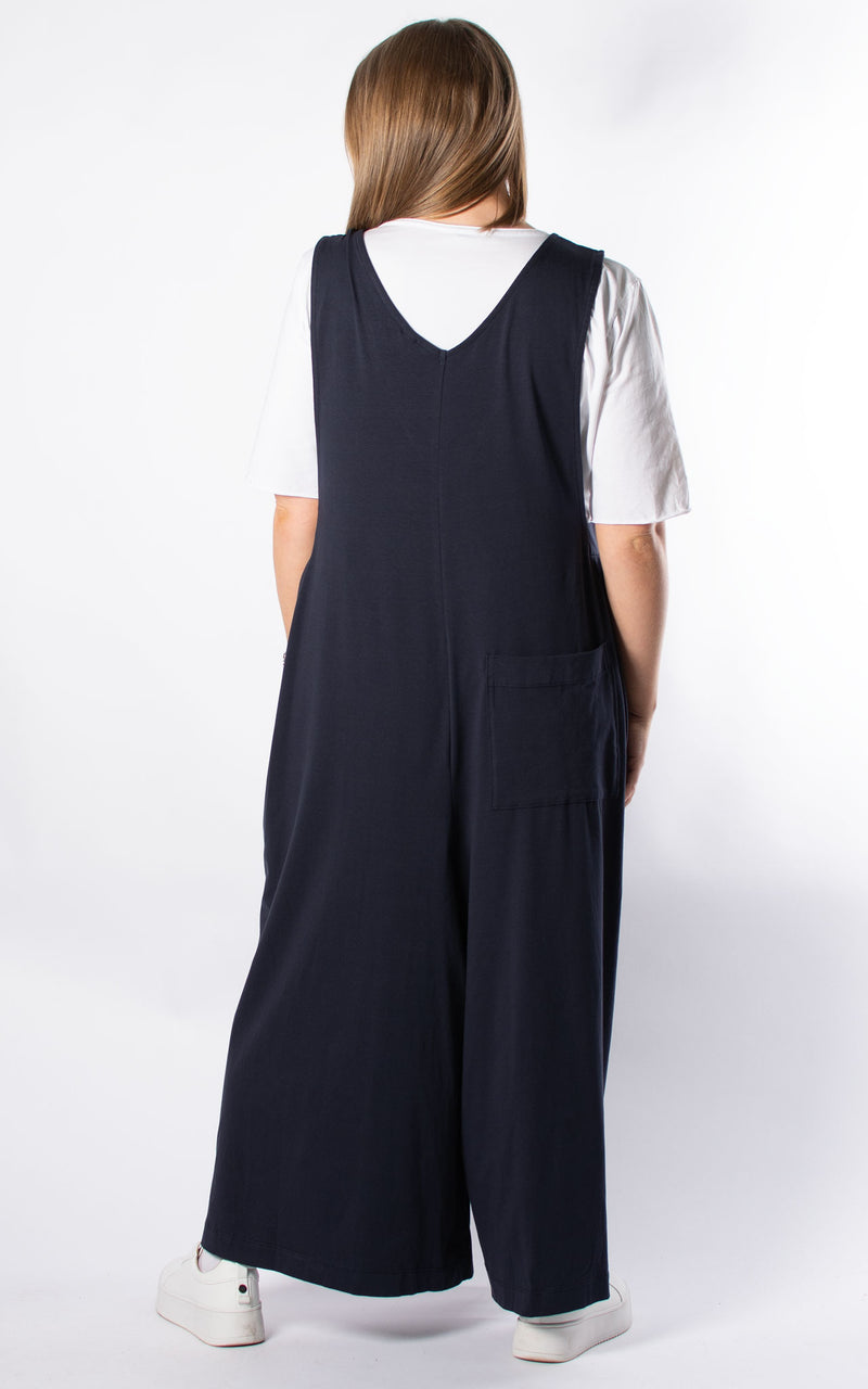 Dana Jersey Jumpsuit | Navy