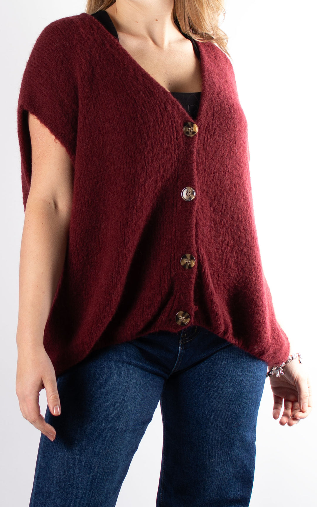 Dawn Waistcoat | Burgundy