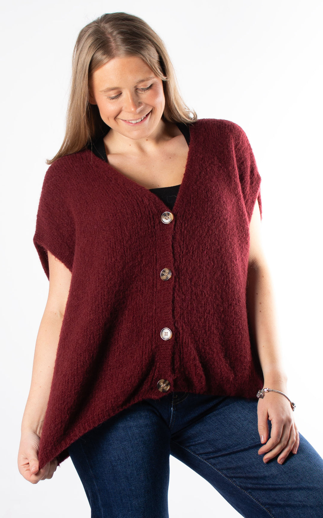 Dawn Waistcoat | Burgundy