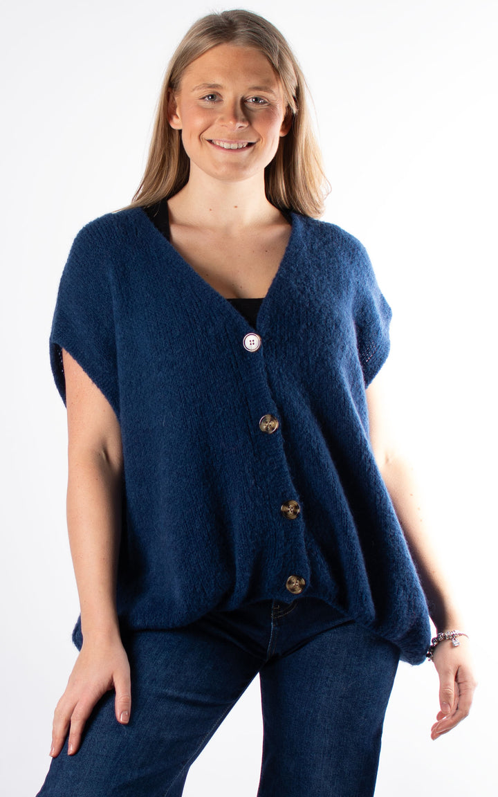 Dawn Waistcoat | Dark Denim