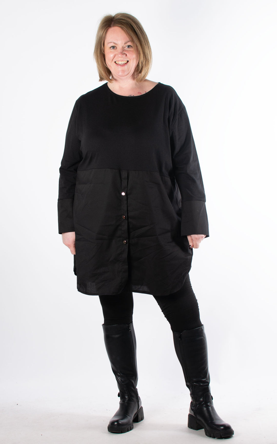 Debbie Shirt Top | Black