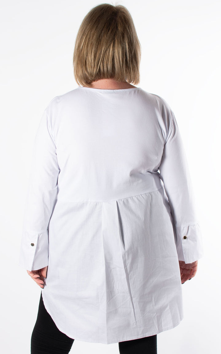 Debbie Shirt Top | White