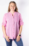 Debra Cotton Shirt | Candy Pink