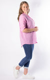 Debra Cotton Shirt | Candy Pink