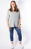 Debra Cotton Shirt | Grey