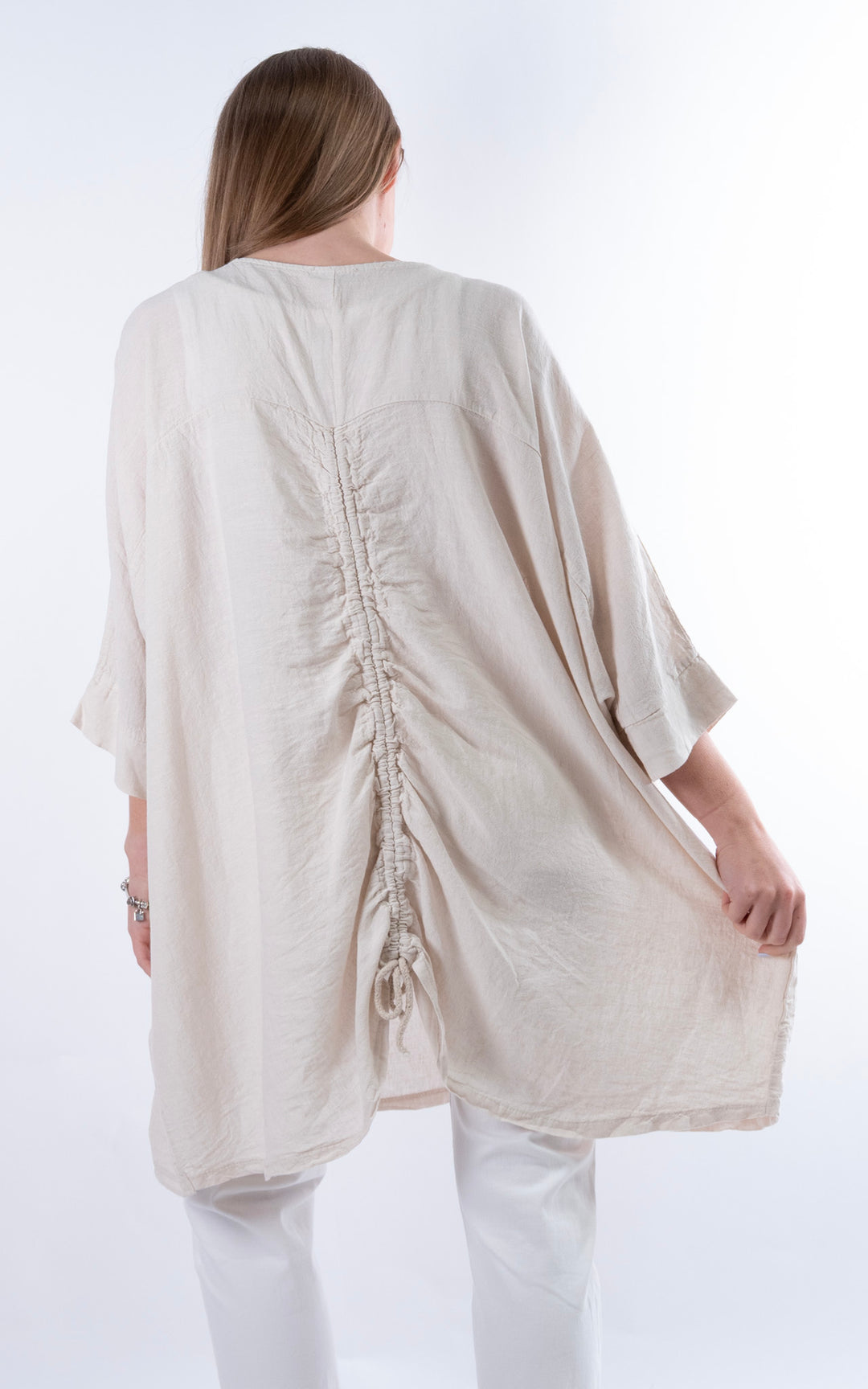 Demi Longline Top | Beige