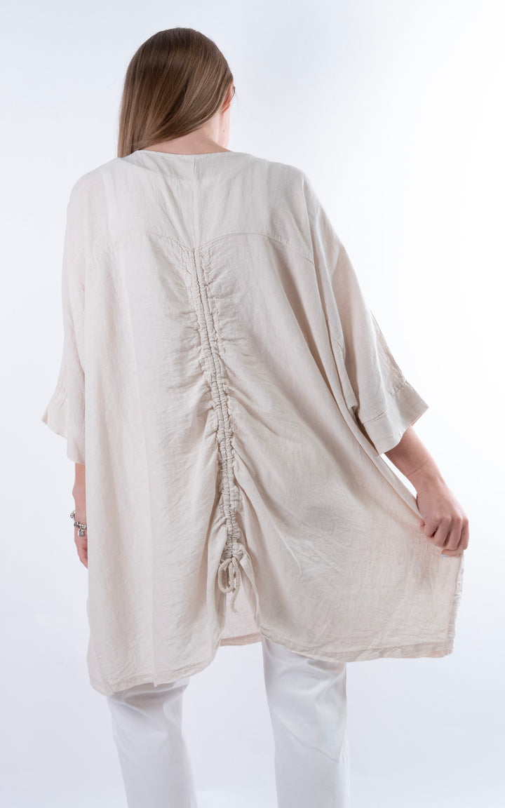 Demi Longline Top | Beige