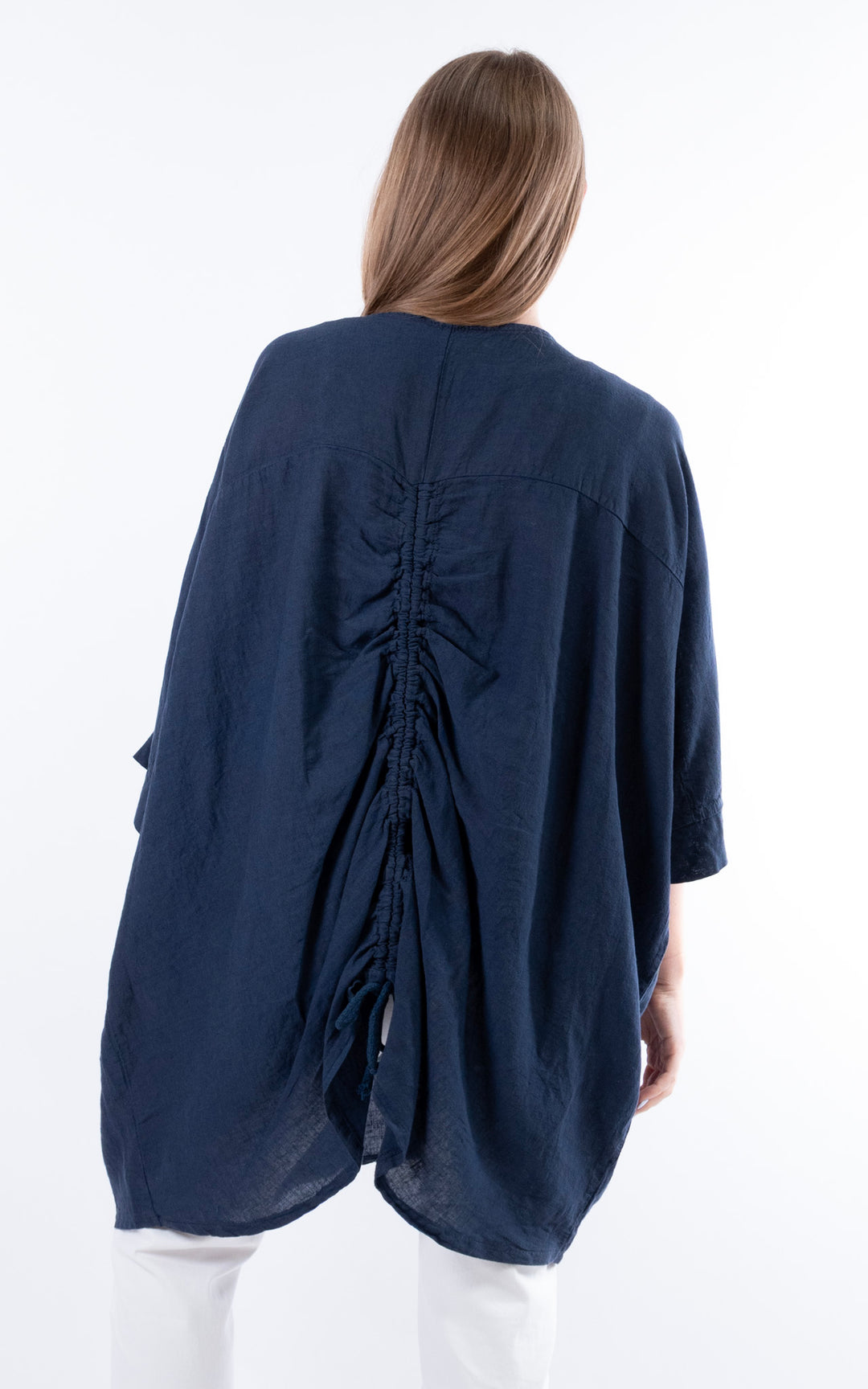 Demi Longline Top | Navy