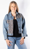 Denim Jacket | Leopard