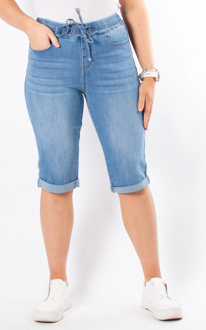Denim Pedal Pusher